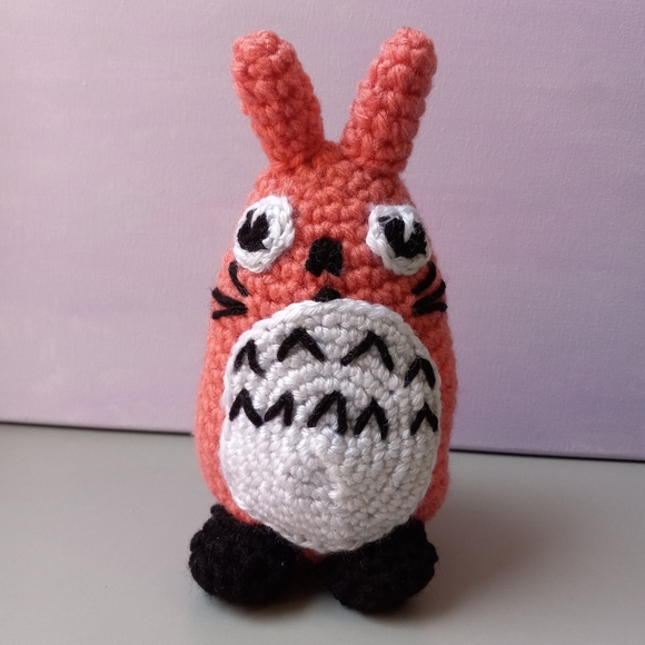Mamey color cute Totoro - Picture 3 of 6